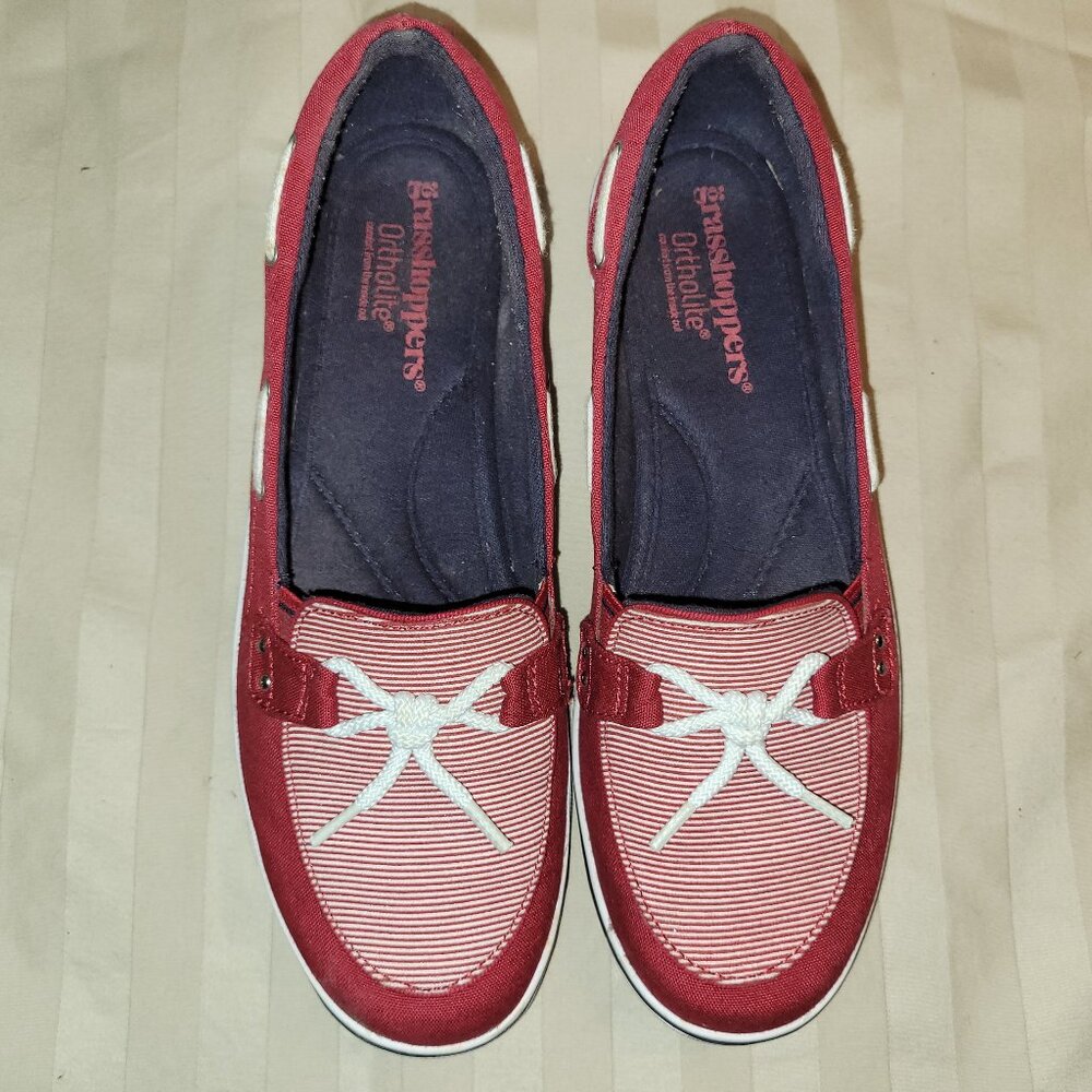 Grasshoppers Windham in Red/White Size 8